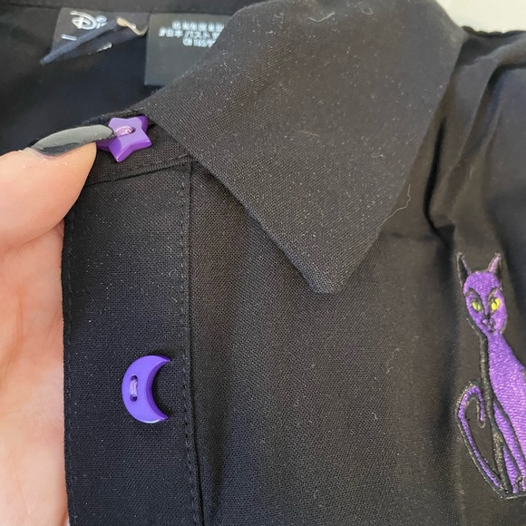 12$ ADD ON! Cropped Hocus Pocus Blouse from Hot Topic - Picture 6 of 7